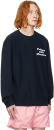 Palmes Navy 'Pleasure' Sweatshirt