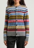 Wales Bonner Astral Fair Isle Wool-blend Cardigan Multicoloured 1