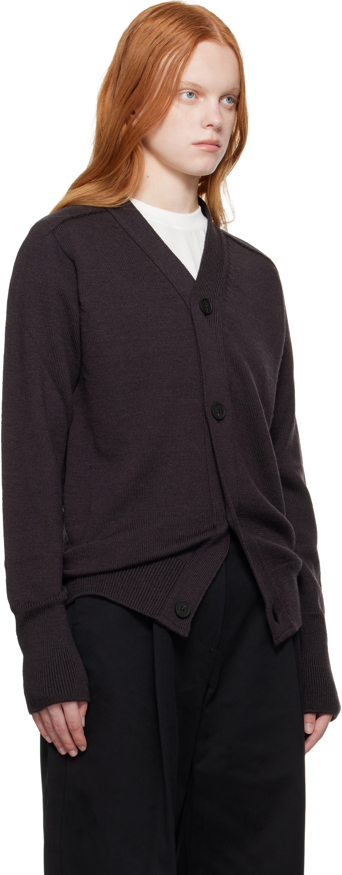 Studio Nicholson Brown Conan Cardigan