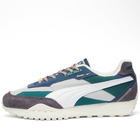 Puma Men's Blacktop Rider Sneakers in Ash Grey/Malachite