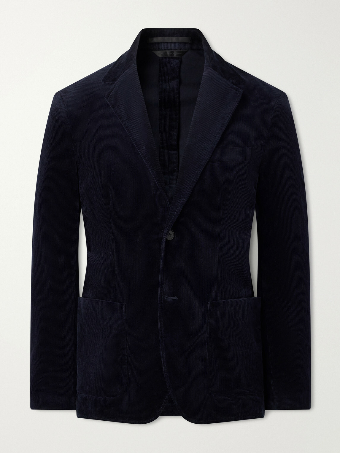 Sunspel - Cotton-Blend Corduroy Blazer - Blue