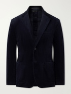Sunspel - Cotton-Blend Corduroy Blazer - Blue