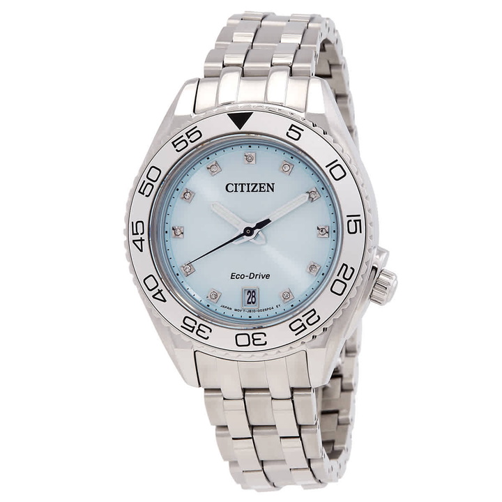 Photo: Citizen Carson Eco-Drive Diamond Ladies Watch FE6161-54L