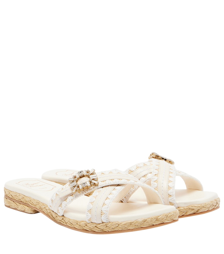 Photo: Roger Vivier Espa embellished leather mules