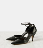 The Row Uxor leather pumps