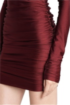 The Andamane Oleandra Dress In Bordeaux Polyamide