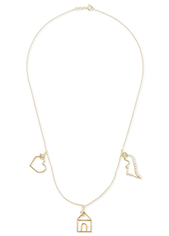 Photo: Aliita Trio Pura 9kt Gold Necklace - One Size