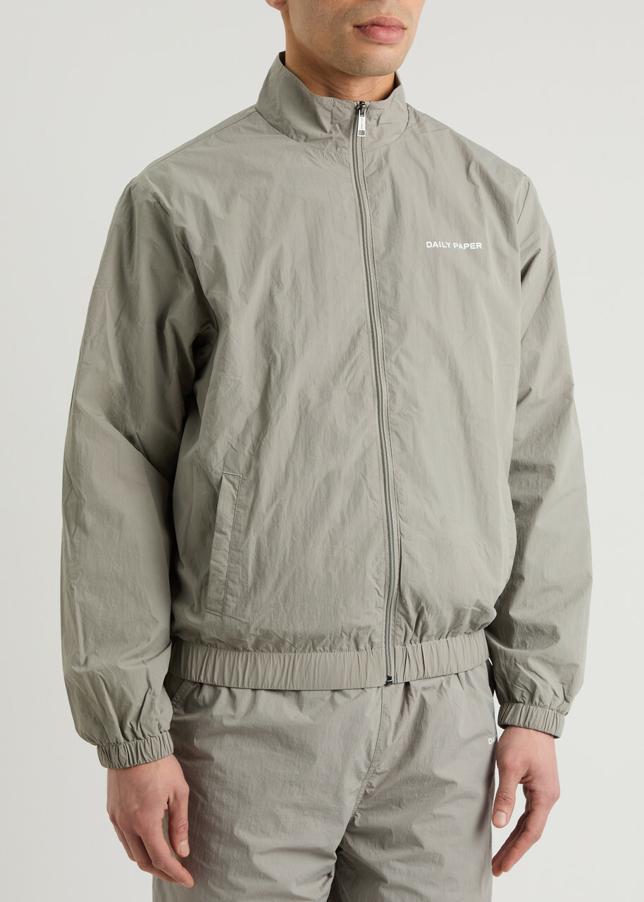 Daily Paper Eward Logo-print Nylon Jacket Grey