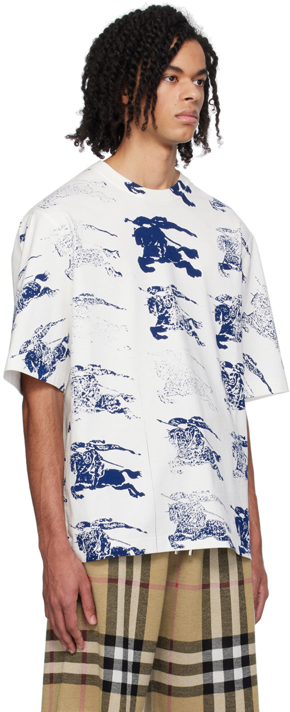 Burberry White EKD T-Shirt Burberry