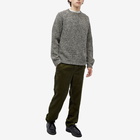 NN07 Men's Jacobo Wool Crew Knit in Khaki Melange