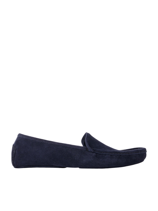 Photo: Mr P. - Suede Slippers - Blue