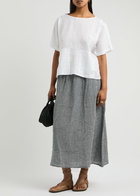 Eileen Fisher Linen top White