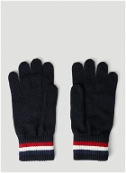 Logo Patch Gloves in Navy