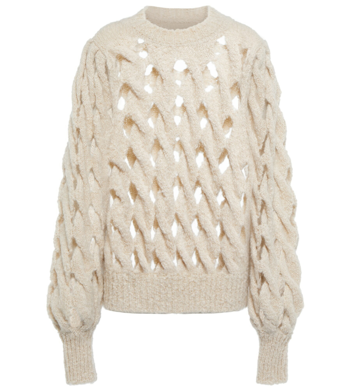 Isabel Marant - Eggie open-knit mohair wool-blend sweater