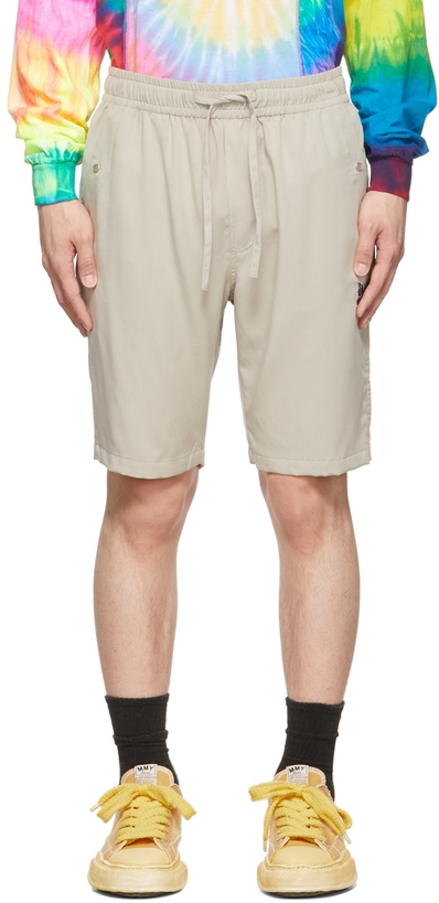 Photo: Needles Beige Rayon Shorts