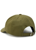 Vowels Logo-embroidered Cotton cap - Olive - One Size