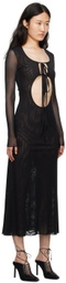 KIM SHUI SSENSE Exclusive Black Maxi Dress
