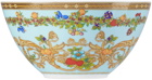 Versace Blue Rosenthal 'Le Jardin' Bowl, 18 cm