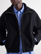 YOKE - Wool and Cashmere-Blend Felt Blouson Jacket - Black