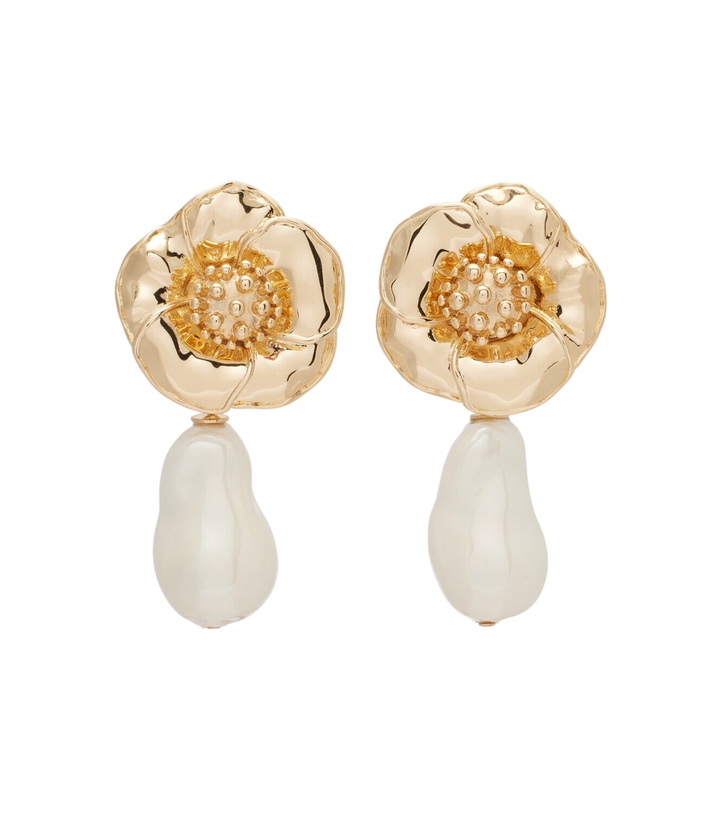 Photo: Carolina Herrera Embellished clip-on earrings