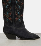 Isabel Marant Denvee suede knee-high boots