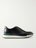 Berluti - Fast Track Full-Grain Venezia Softy Leather Sneakers - Black