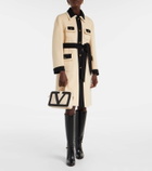Valentino Belted wool and cashmere coat