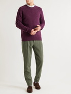 Anderson & Sheppard - Shetland Wool Sweater - Purple