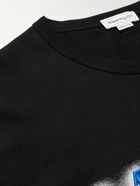 Alexander McQueen - Logo-Embroidered Cotton-Jersey T-Shirt - Black