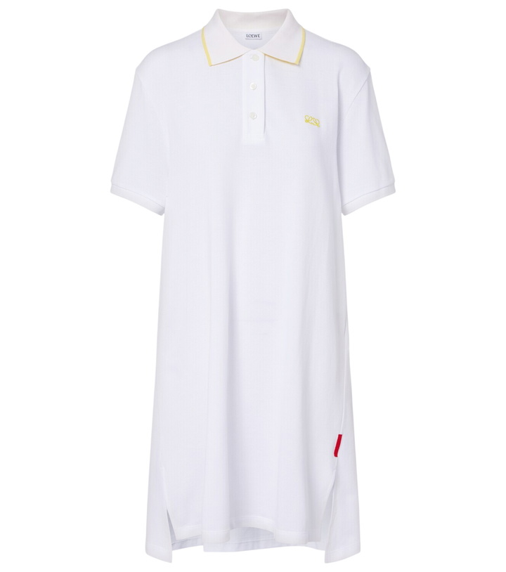 Photo: Loewe Double L cotton piqué polo dress
