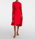 Stella McCartney Caped midi dress