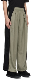 ADER error Khaki Paneled Trousers