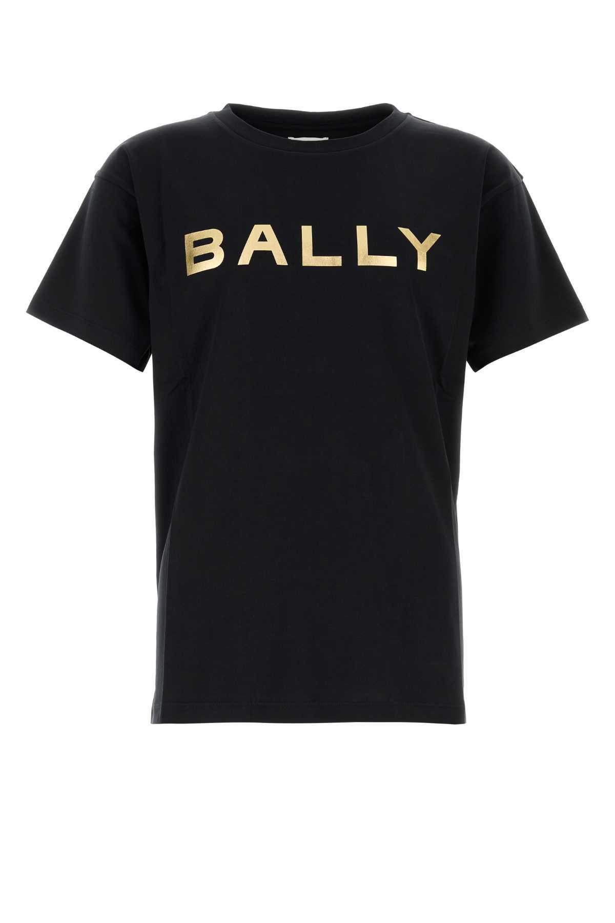 Bally ロゴ Tシャツ ブラック BALLY - Logo Cotton T-shirt Bally