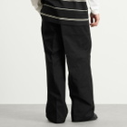 Comme des Garçons Homme Men's Cotton Oxford Straight Trousers in Black