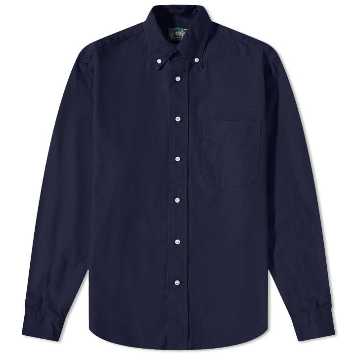 Photo: Gitman Vintage Button Down Overdyed Oxford Shirt - END. Excl