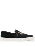 KENZO - Cotton Canvas Tiger Slip On Sneakers