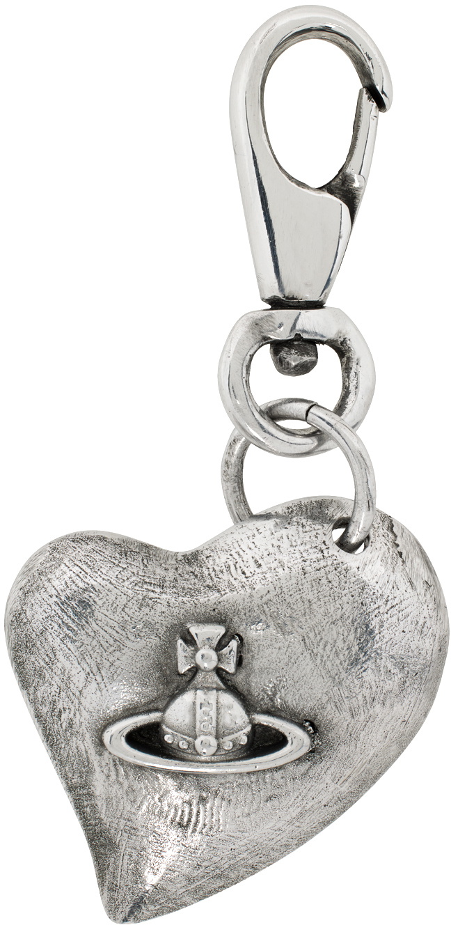 Vivienne Westwood Silver Gadget Brass Heart Keychain Vivienne Westwood