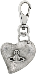 Vivienne Westwood Silver Gadget Brass Heart Keychain