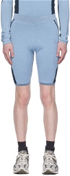 Saul Nash Blue Drop Stitch Shorts