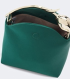 Erdem Bloom Mini satin top-handle bag