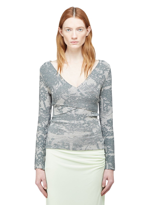 Photo: Eckhaus Latta Poison Wrap Top