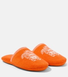 Versace Home Medusa cotton terry slippers