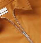 Deveaux - Tencel Zip-Up Overshirt - Yellow