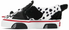 Vans Baby Black & White Dog Slip-On V Sneakers