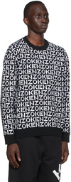 Kenzo Black Monogram Sweater