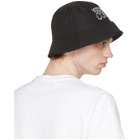 Versace Jeans Couture Black and White Logo Bucket Hat
