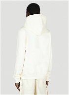 Lanvin - Curb Lace Embroidered Hooded Sweatshirt in White