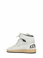 GOLDEN GOOSE - Sky Star Leather Sneakers