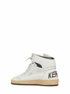GOLDEN GOOSE - Sky Star Leather Sneakers