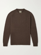 De Bonne Facture - Ribbed Wool Sweater - Brown